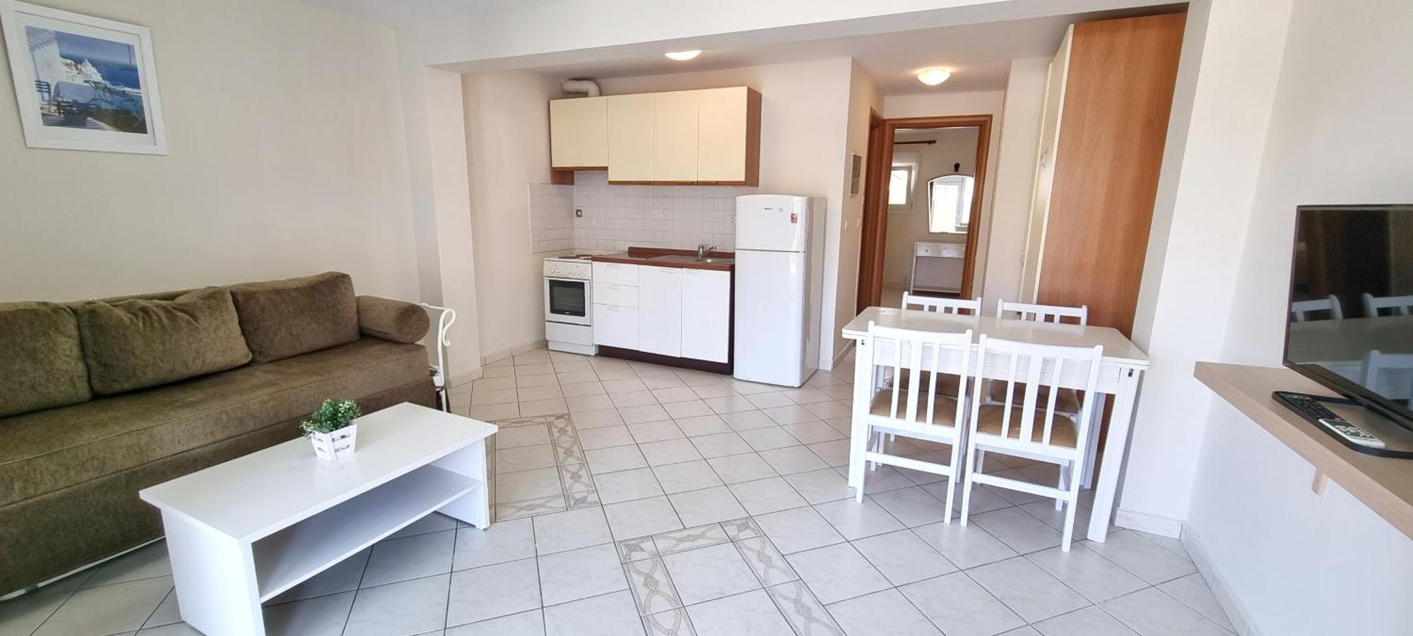 Bungalow White Apartments Polychrono Chambre photo
